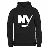 Men's New York Islanders Rinkside Logo Pullover Hoodie - Black,baseball caps,new era cap wholesale,wholesale hats